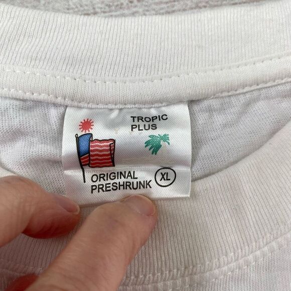 Tropic plus Crewneck short sleeve Tortola t-shirt sz XL - Picture 5 of 8